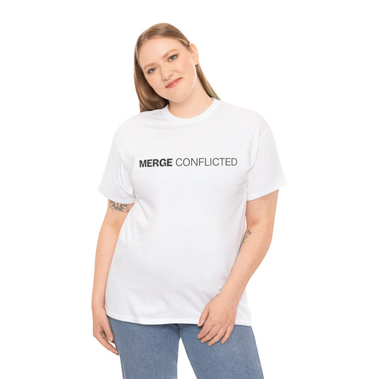 Merge Conflicted Logo T-Shirt – Official Developer & Maker Tee